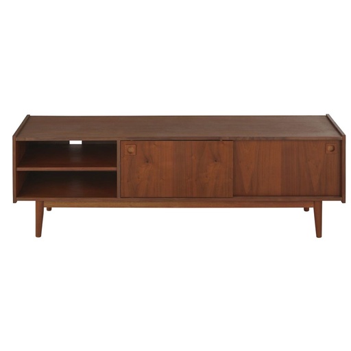 [CN122989] Meuble TV Griffith vintage 2 portes marron