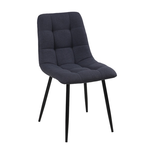 [KEN101410CV] Chaise Alice en tissu gris anthracite