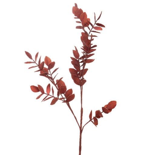 [CAD163649] Fleur artificielle Thea couleur brique