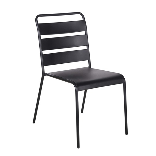 [CN921926] Chaise de jardin en métal Belleville noir