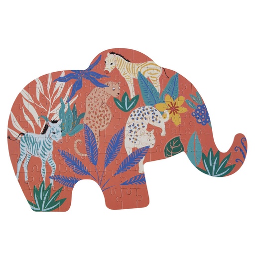 [CN623462] Puzzle éléphant Madrid multicolore