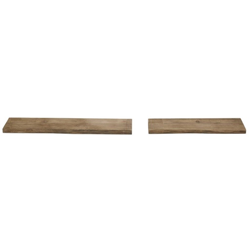 [CN422691] HELGA - Ensemble 2 étagères plates en bois de chêne