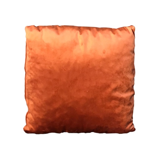 [BIHCOU6711] Coussin Mireille en velours terracotta