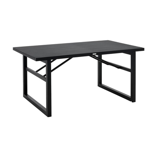[CN116049] VEVI - Table de jardin en aluminium gris anthracite 6 personnes L160/90