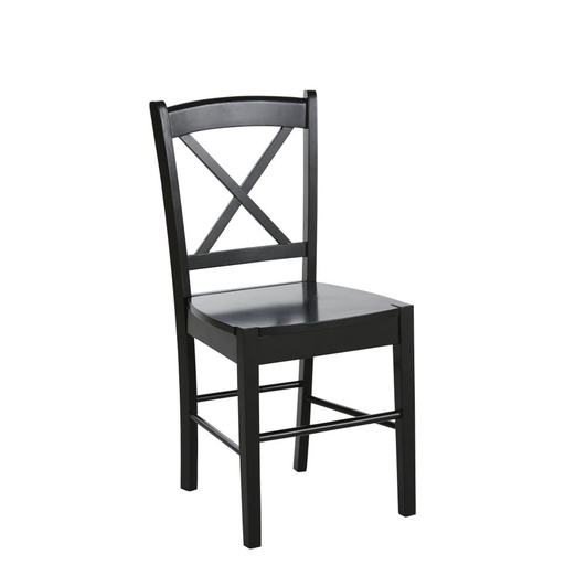 [CN220922] NEWPORT - Chaise en hévéa noir