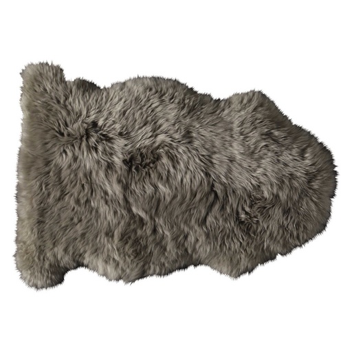 [CN315678] Tapis en peau de mouton beige