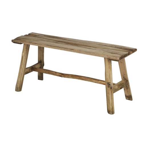 [CN522245] Banc Aramissa en bois de chêne recyclé marron