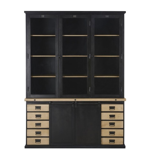 [CN720925] Vaisselier Kansas 5 portes et 10 tiroirs