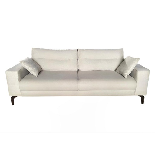 [CASACANDOL2194] Canapé clic-clac Amelia 3 places en tissu beige clair