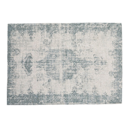[CN815680] Tapis vintage Villandary bleu résistant