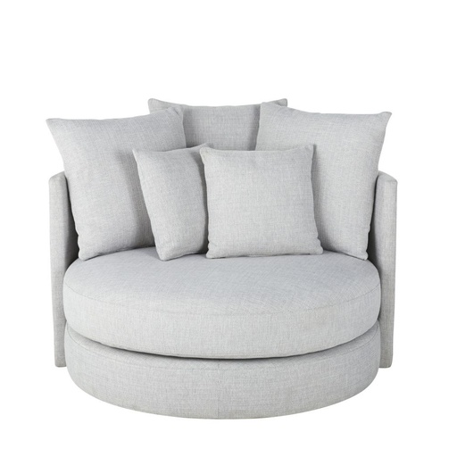 [CN120955] Canapé Dita rond 2 places gris