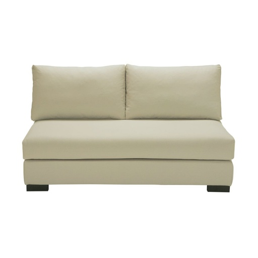 [CN121252] Chauffeuse Terence pour canapé modulable 2 places en toile mastic
