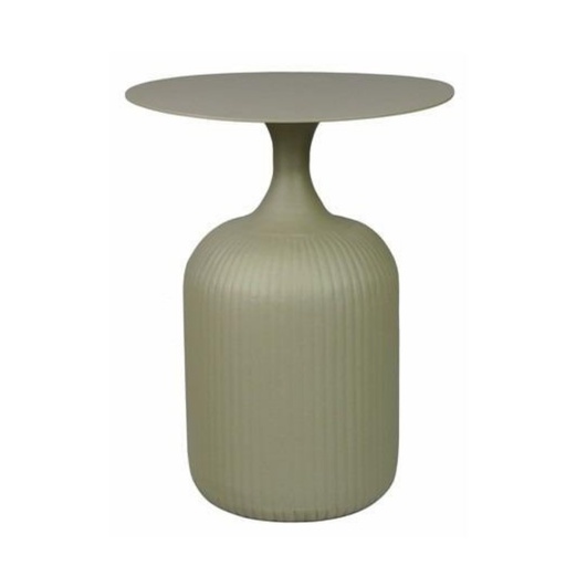[KEN201010K] Table d'appoint Sierra en métal vert kaki