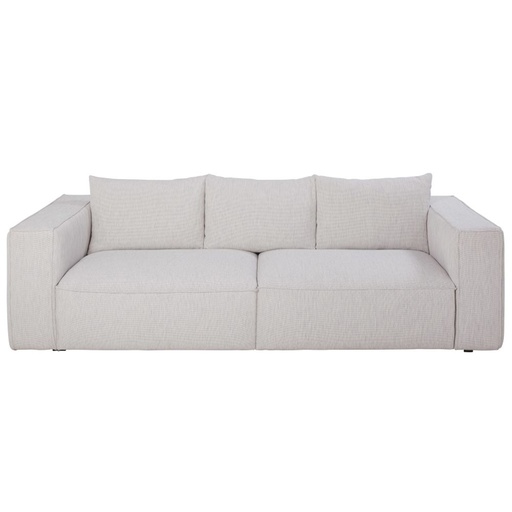 [CN524189] Canapé Falkor 3 places éco-conçu gris clair chiné
