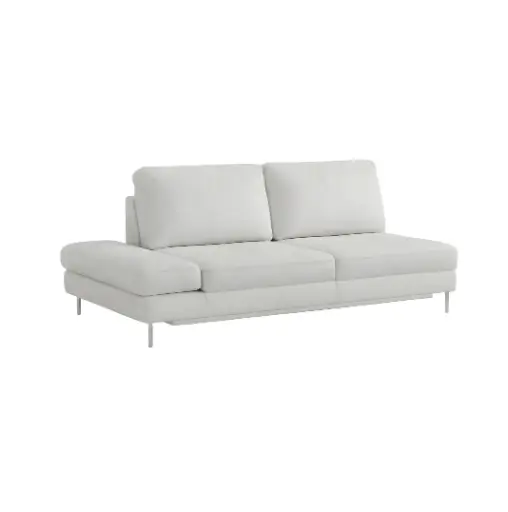 [CN323012] Banquette Geller 2/3 places en textile enduit blanc