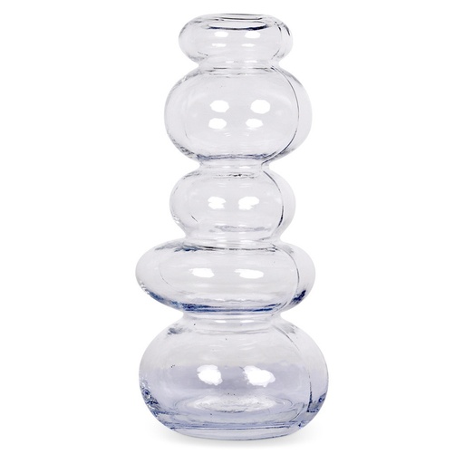 [OPJ015763] Vase en verre transparent Zen gm