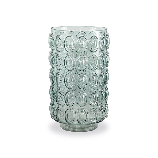 [OPJ016978] Vase Bal pm en verre vert clair