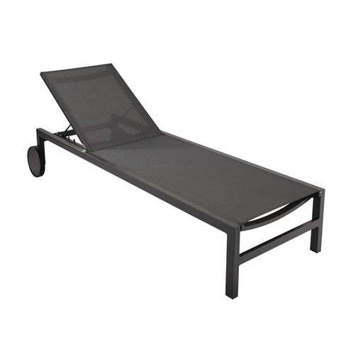 [CN823834] Bain de soleil Antalya en toile plastifiée gris anthracite