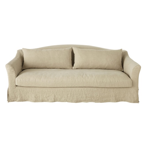 [CN224231] Canapé Anaelle convertible 4 places en lin lavé