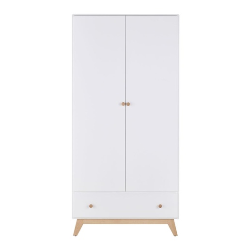 [CN924180] Armoire Sweet 2 portes 1 tiroir blanche