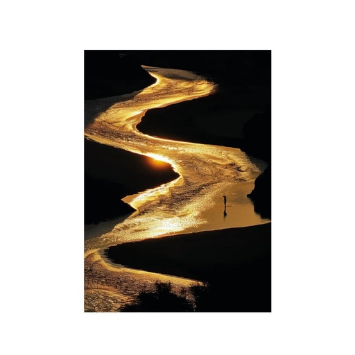 [LX8120280X120] Toile encadré Ring Road caisse américaine noir 80x120 cm