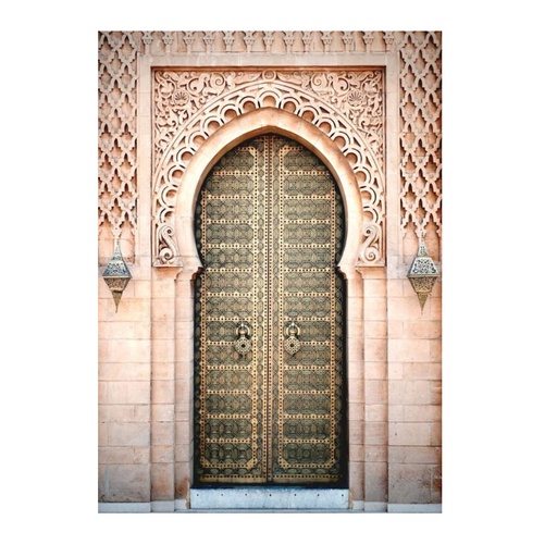 [LX34905100X140] Toile marroquí avec caisse américaine naturel 100x140cm