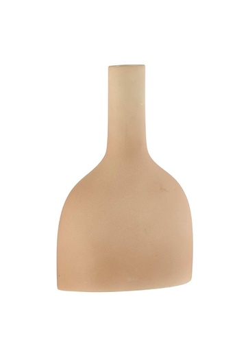 [COUJW012] Vase en grès couleur argile