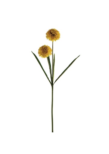 [COUGJ027] Fleur Chrysanthème jaune