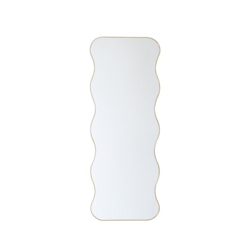 [OPJ017592] Miroir rectangle Ondule bordure doré