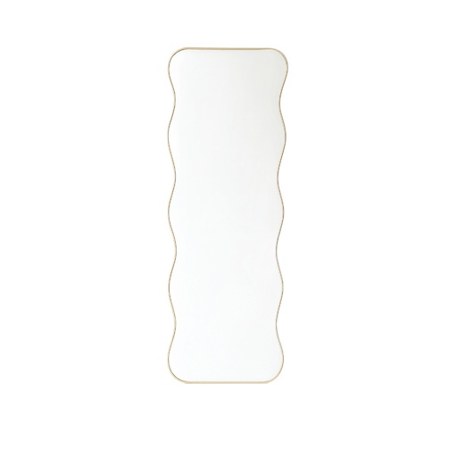 [OPJ017592] Miroir rectangle Ondule bordure doré