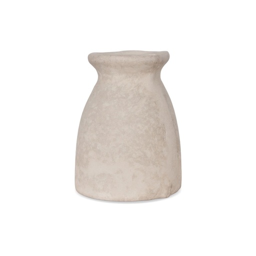 [OPJ015409] Vase en papier mâché cylindrique simple pm