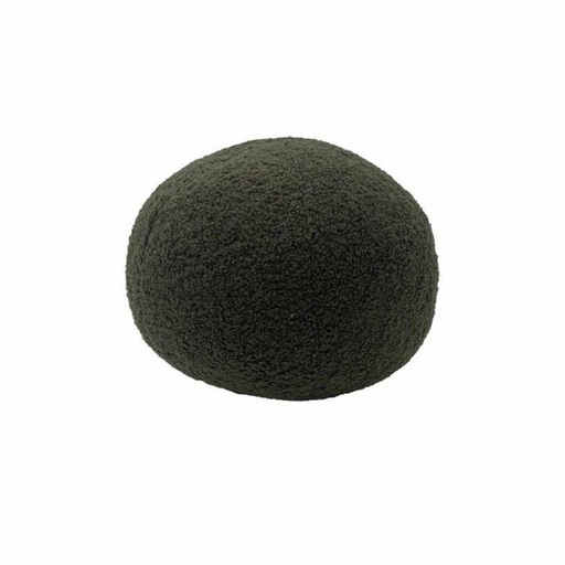 [OPJ017580] Coussin déco rond Teddy Ophélia Kaki
