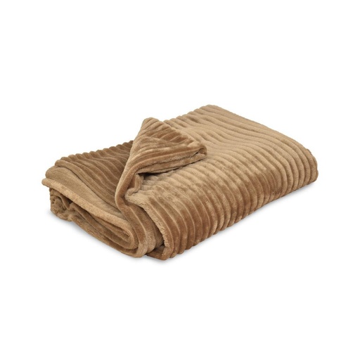 [OPJ016184] Plaid Housy maron camel naturel