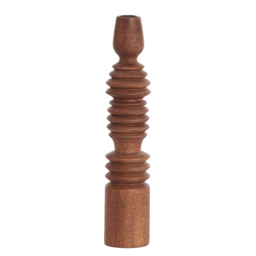 [LLV6062161] Bougeoir Afife en bois de manguier roux GM