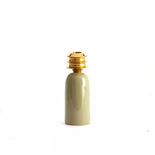 [LLV6068276] Bougeoir Thamya PM en metal vert,Or
