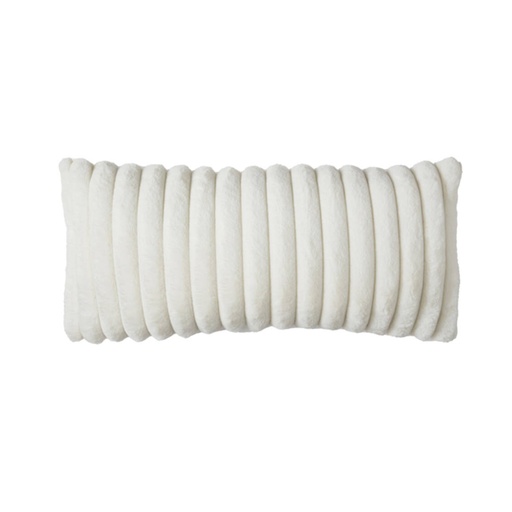 [LLV6869343] Coussin 60x30 cm Vajen velours crème