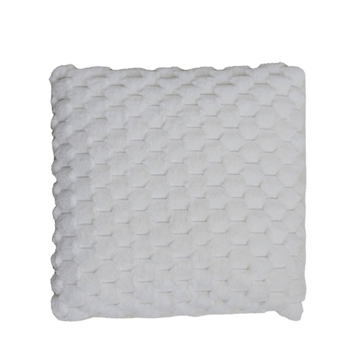 [LLV6868943] Coussin 45x45 cm Vienne en velours crème