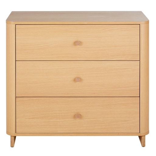 [CN524174] Commode Polari 3 tiroirs en chêne
