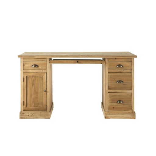 [CN313900] Bureau Périgord en sapin élégance naturelle