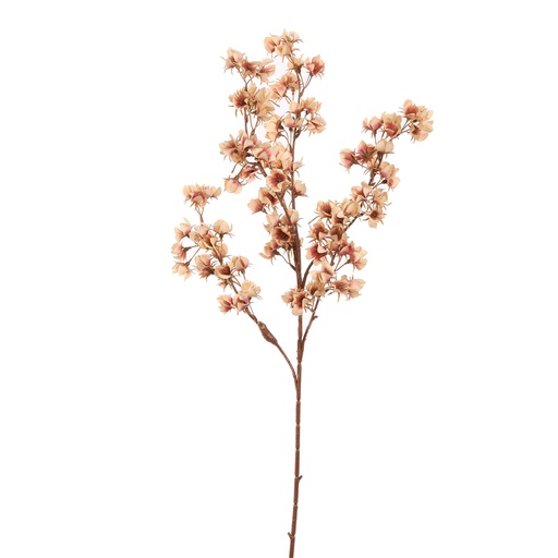 [PUR40510044PE] Tige fleur artificielle flower spray pêche