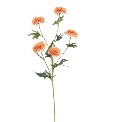 [PUR40410096PE] Tige fleur artificielle souci pêche