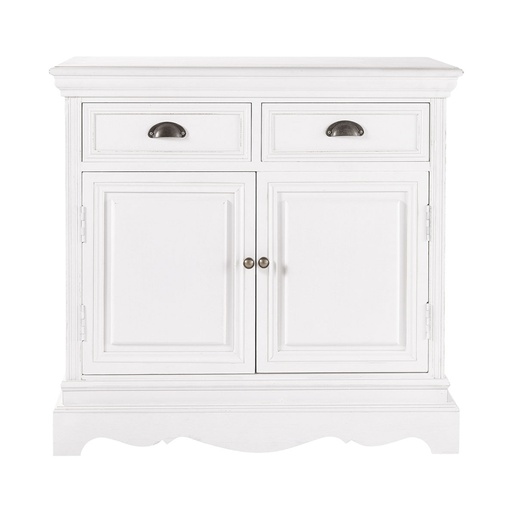 [CN915148] Buffet Josephine en bois de paulownia blanc
