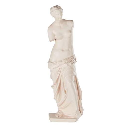 [CN923921] Statue décorative Pauline déesse en polyrésine beige rosé