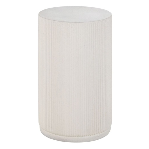 [CN724009] Bout de canapé Oumana colonne blanche