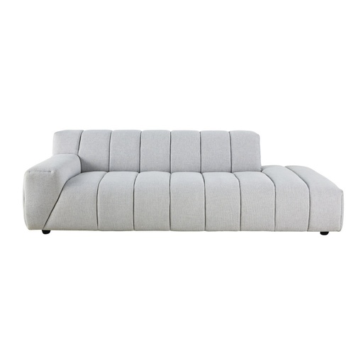 [CN920062] Canapé Snoop 3 places matelassé gris clair chiné