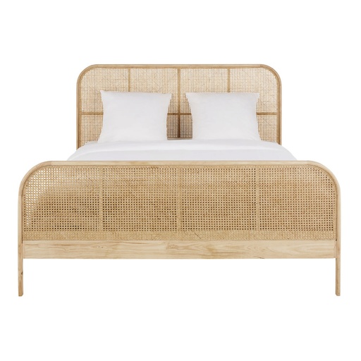 [CN421030] Lit Michelle vintage cannage en rotin 160x200