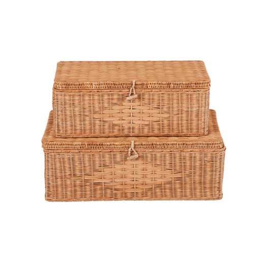[CN624156] Malles Horense tressées en rotin (x2)