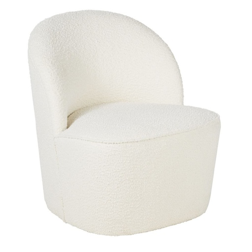 [CN221958] Fauteuil professionnel Blackhill Business en tissu recyclé à bouclettes blanc cassé