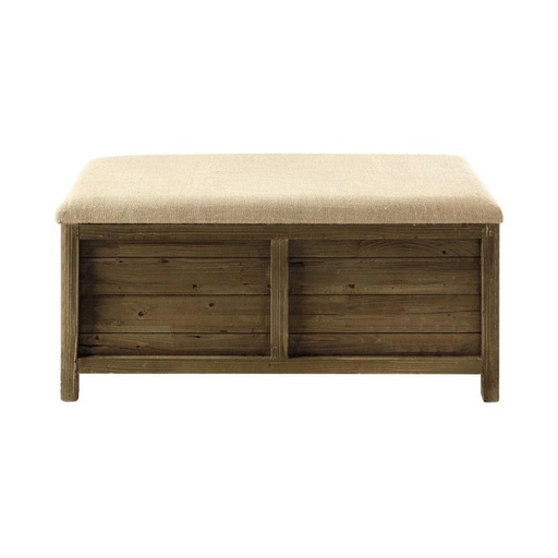 [CN724584] Banquette coffre Fisherman en bois de sapin et jute