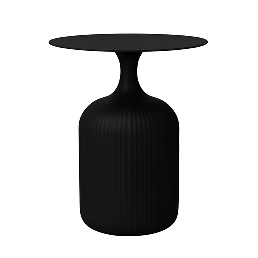 [KEN201010N] Table d'appoint Sierra en métal noir